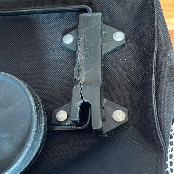 Black with Mesh Rolling Bag - Picture 9 of 11